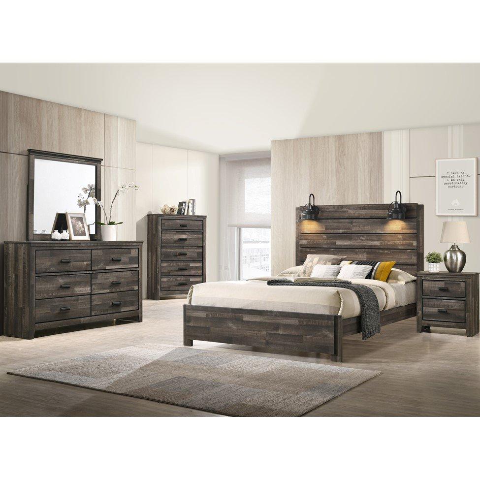 Rent To Own Crown Mark Inc 7 Piece Carter Queen Bedroom Set At Aarons Today 